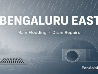 Bengaluru East rain flooding DS Ramesh BECC stormwater