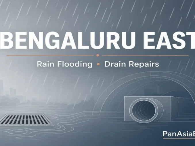 Bengaluru East rain flooding DS Ramesh BECC stormwater