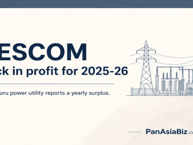 K.J. George note on BESCOM profit of 293.62 crore for 2025-26