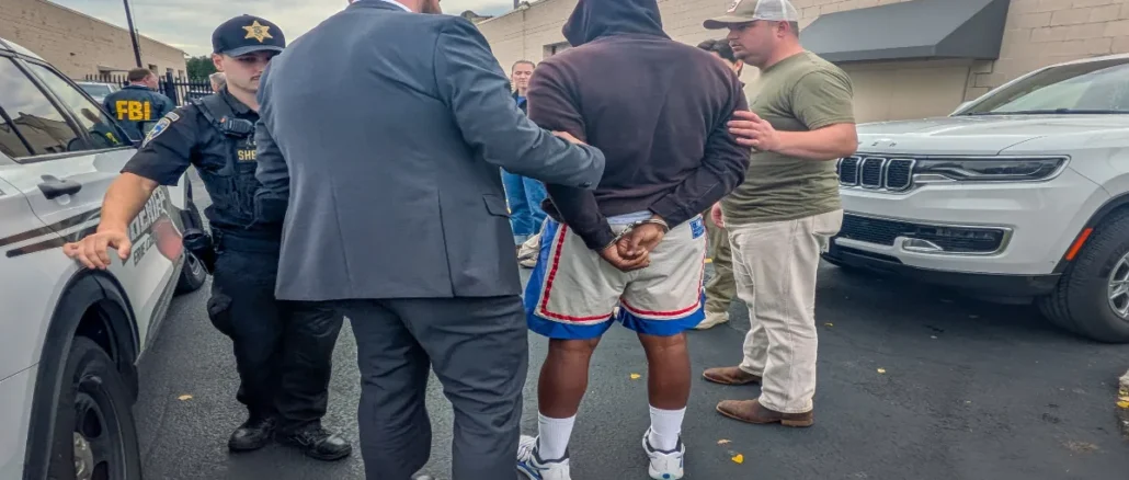 FBI Buffalo post on the arrest in a 2-count threat case against Rep. Mike Collins