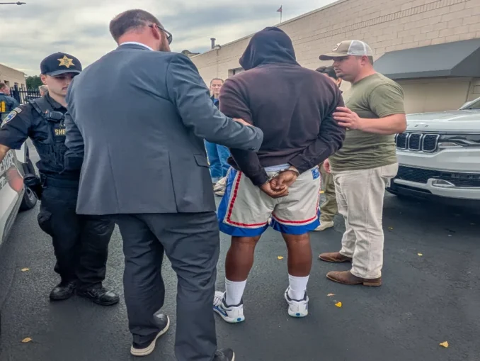 FBI Buffalo post on the arrest in a 2-count threat case against Rep. Mike Collins