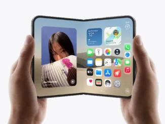 Apple iPhone Duo foldable smartphone in star white and night sky