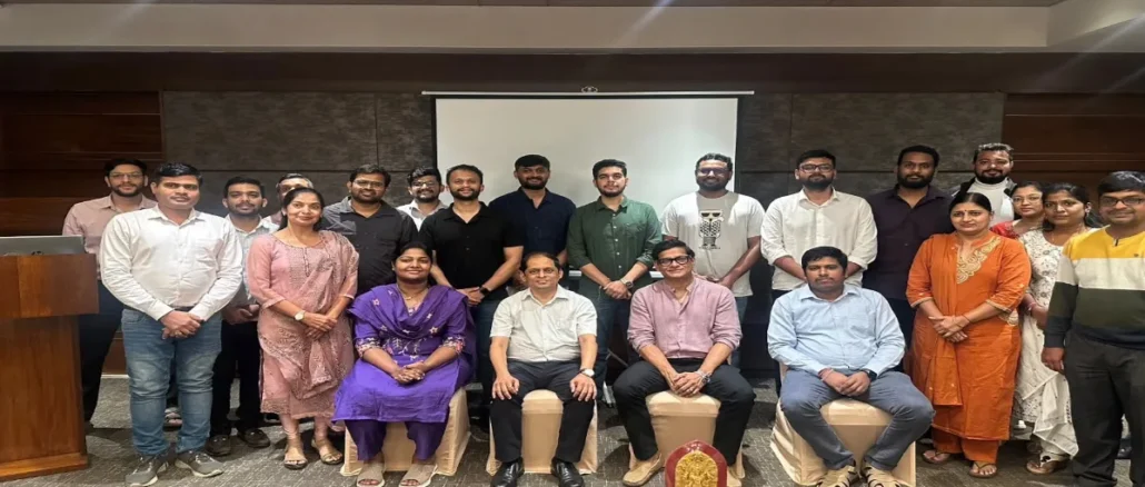 EUS workshop at KLES Dr. Prabhakar Kore Hospital and MRC, Belagavi, with Dr. Rakesh Adi and Dr. Santosh Hajare