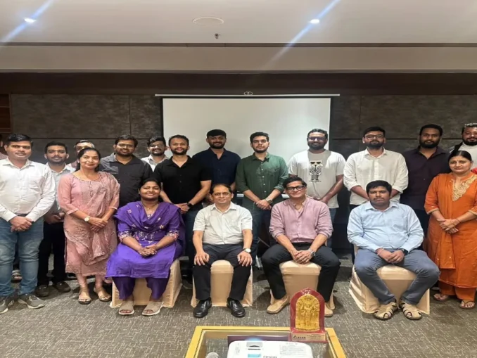 EUS workshop at KLES Dr. Prabhakar Kore Hospital and MRC, Belagavi, with Dr. Rakesh Adi and Dr. Santosh Hajare