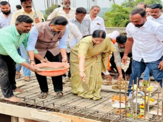 ₹30 Lakh Sri Vithal Rukmini Temple Roof Work Starts in KK Koppa Village