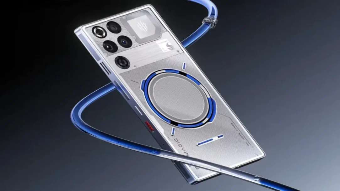 RedMagic 12 Pro+ gaming smartphone with transparent back, RGB liquid cooling, and Snapdragon 8 Elite Extreme Gen 6