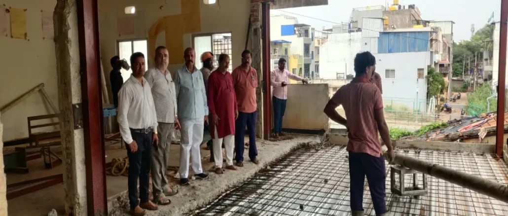 Hubballi SSK marriage hall expansion Hale Hubballi slabs