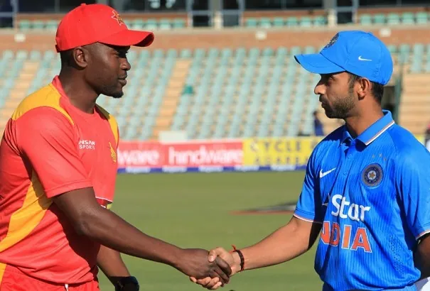 Ajinkya Rahane at the toss