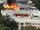 Capetown parliament building fire