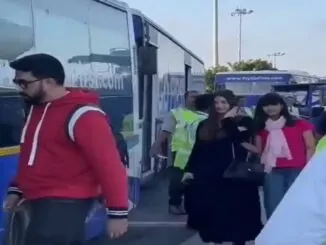 Aishwarya Rai and Abhishek Bachchan Seen Together at Dubai Airport