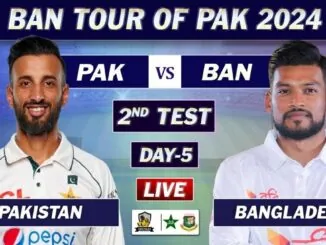 PAK vs BAN 2nd Test Day 5 Live