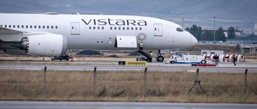 Mumbai-Frankfurt Vistara Flight Diverted to Turkey Over Security Concerns